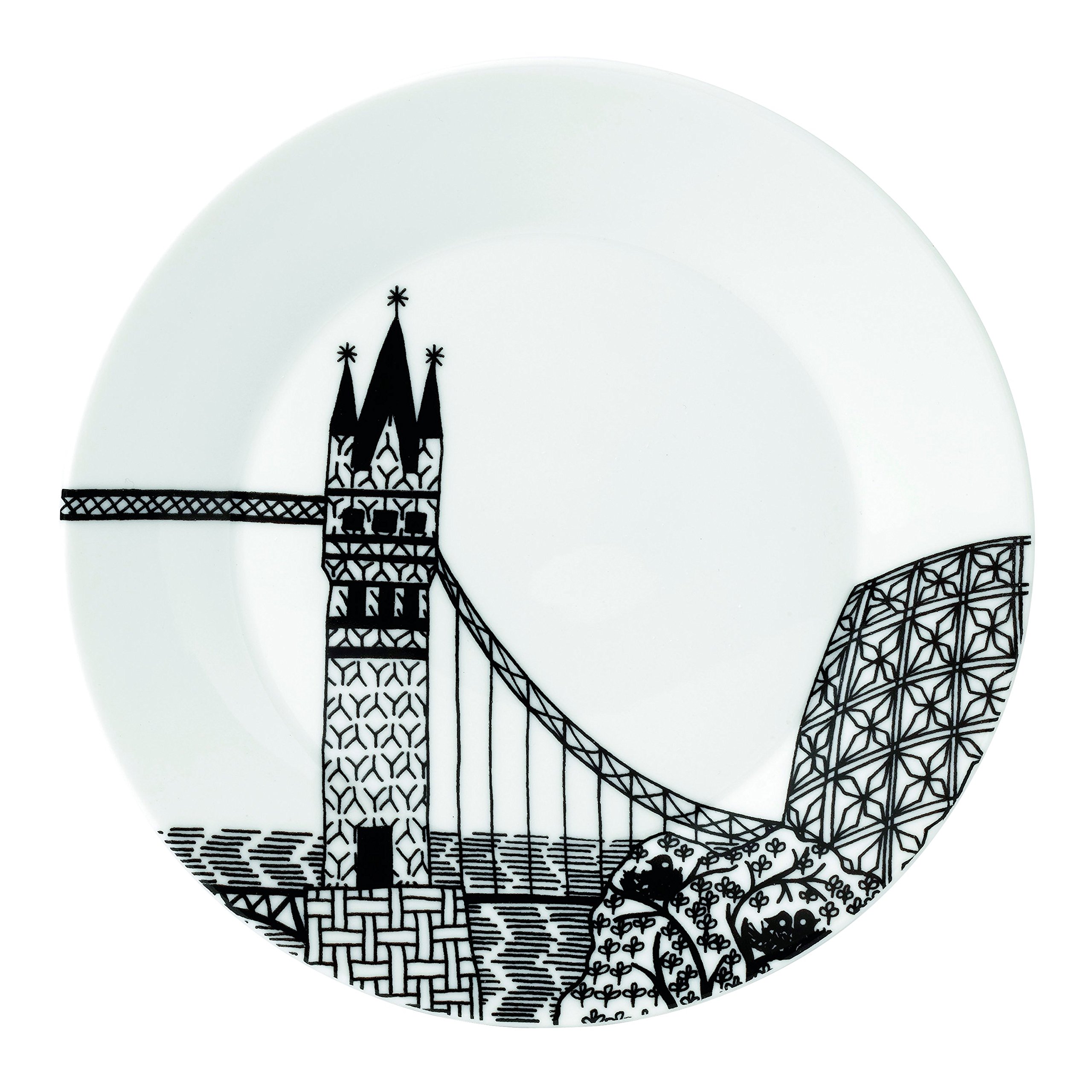 Royal Doulton 40001541 Charlene Mullen-London Calling Plate 22cm